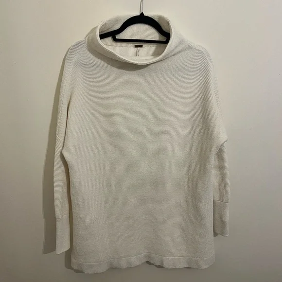 Free People Ottoman Tunic Sweater in Ecru (White), Size XS - Picture 14 of 16